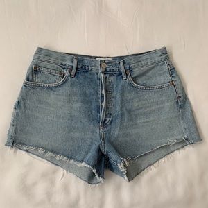 Agolde Parker Vintage Cut Off Short in Riptide 28